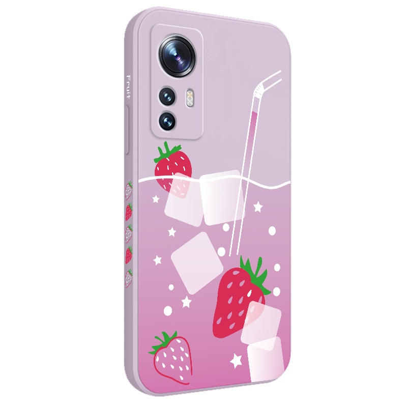 Ốp Điện Thoại Họa Tiết Nước Uống Mùa Hè Cho Xiaomi Mi 12 12X 12S 11 Pro Lite Ultra 11Lite