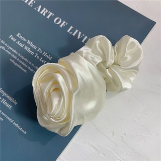 Scrunchies Cột Tóc Buộc Tóc LIN Đính Hoa Hồng