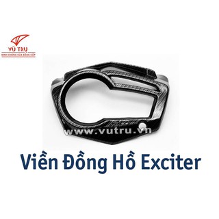 Viền đồng hồ carbon xe exciter 150