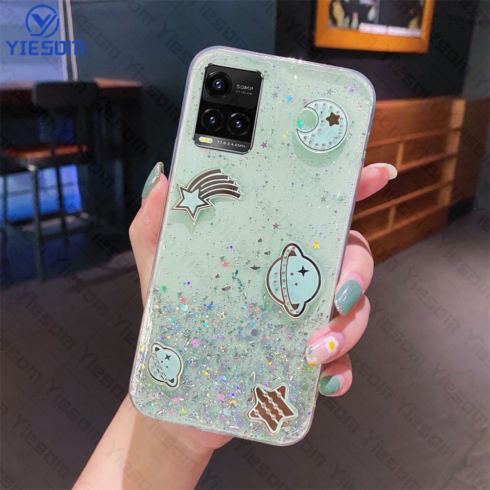 Ốp Điện Thoại Silicon Trong Suốt Sang Trọng Vivo Y21 Y21T Y21S Y33T Y33S Y15S Y15A Y76 Y20 Y20S G Y20i Y12S 2021 Y12A Y20A Y11S Y19 Y17 Y12 Y15 Y11 Y5S