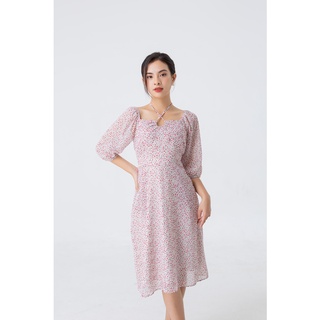 ĐẦM HOA NHÍ THẮT DÂY 3435