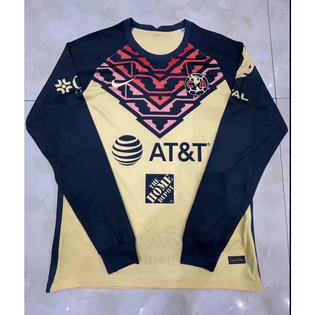 Áo thun tay dài phong cách Mỹ cá tính 🚀 Áo bóng đá đội nhà size S-2XL 2021 22 🔥
