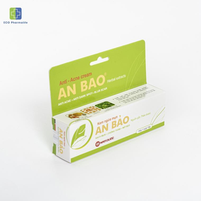 Kem ngừa mụn An Bảo 15g , chống thâm  giúp da mềm mại, mát, mịn | BigBuy360 - bigbuy360.vn