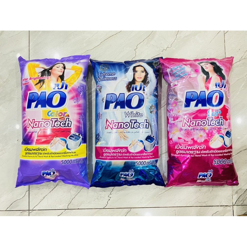 Bột Giặt PAO 5kg Xuất Xứ Thái Lan