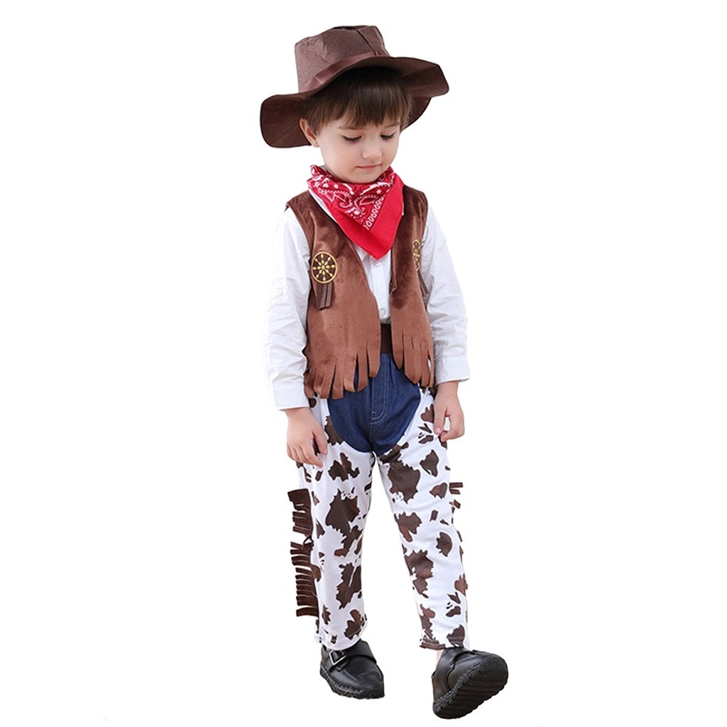 Bộ đồ hóa trang cao bồi 5 món dễ thương cho bé gái