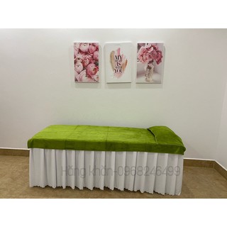 khăn trải giường spa 90.190cm microfiber siêu mềm