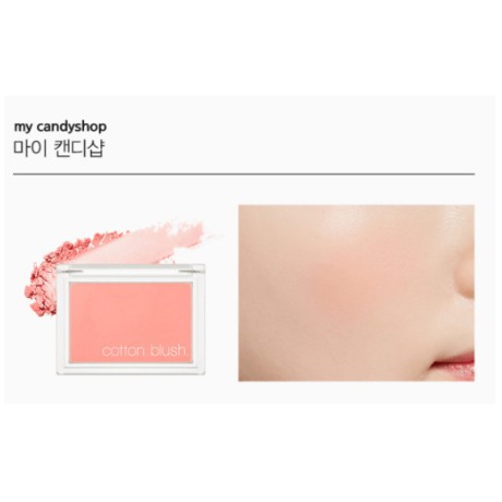 Phấn má [Missha] Cotton Blush - My CandyShop 4g