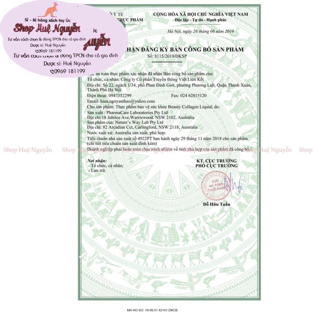 Collagen nước Beauty Collagen Nature's Way,ĐẸP DA lọ 500ml CHEMIST ÚC | BigBuy360 - bigbuy360.vn