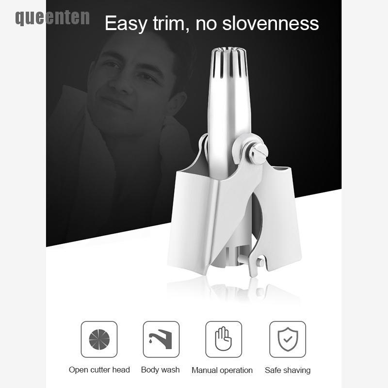 Dụng Cụ Tỉa Lông Mũi Bằng Thép Không Gỉ Tiện Dụng Dành Cho Nam