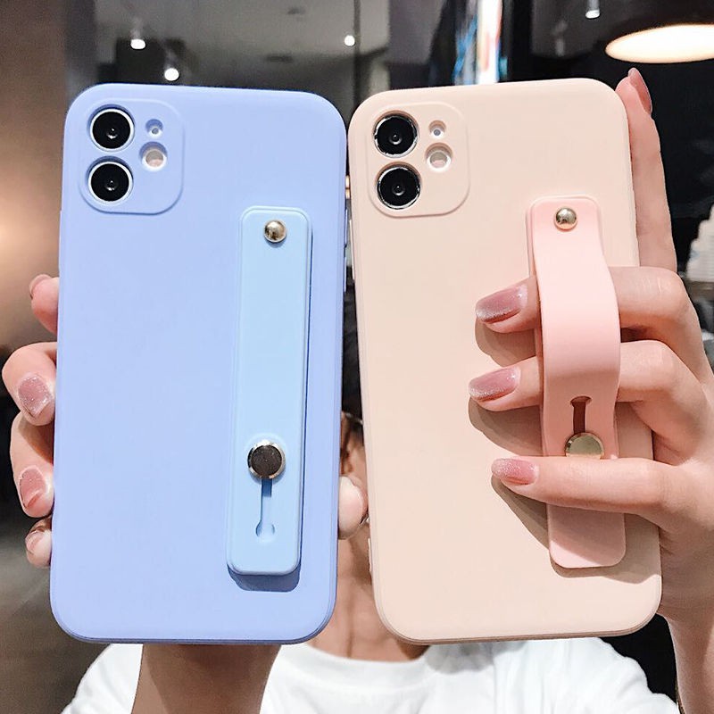 Ốp điện thoại silicone có dây đeo tay thời trang cho IPHONE 13 12 Pro Max 11PRO MAX XR XS MAX X 7 8 PLUS 13 Pro Ốp lưng | WebRaoVat - webraovat.net.vn