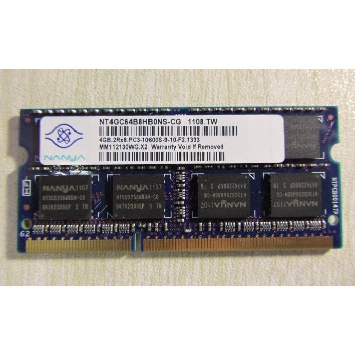 [BH 12 THÁNG] RAM LAPTOP 4GB BUS 1333 Mhz PC3