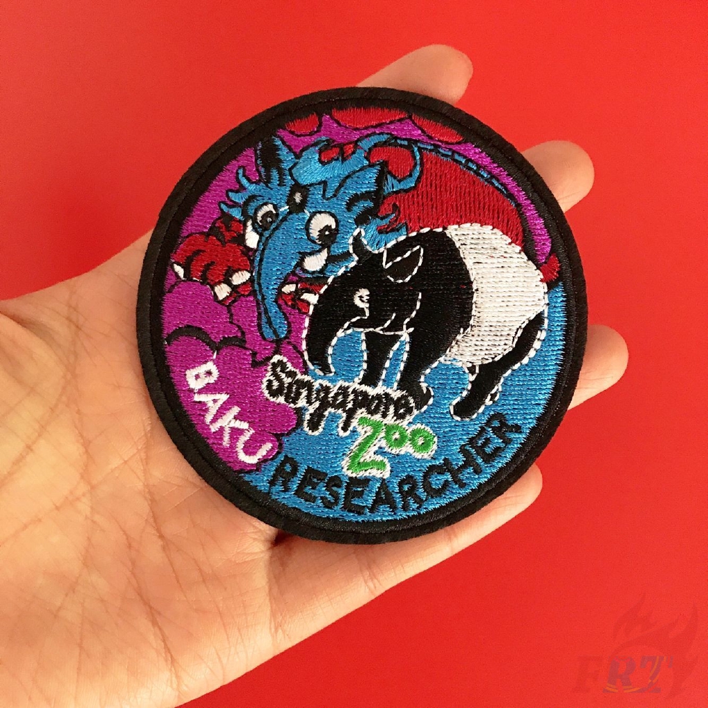 Miếng dán patch ủi hình các con thú（☸ Animals - Singapore Zoo Patch ☸）