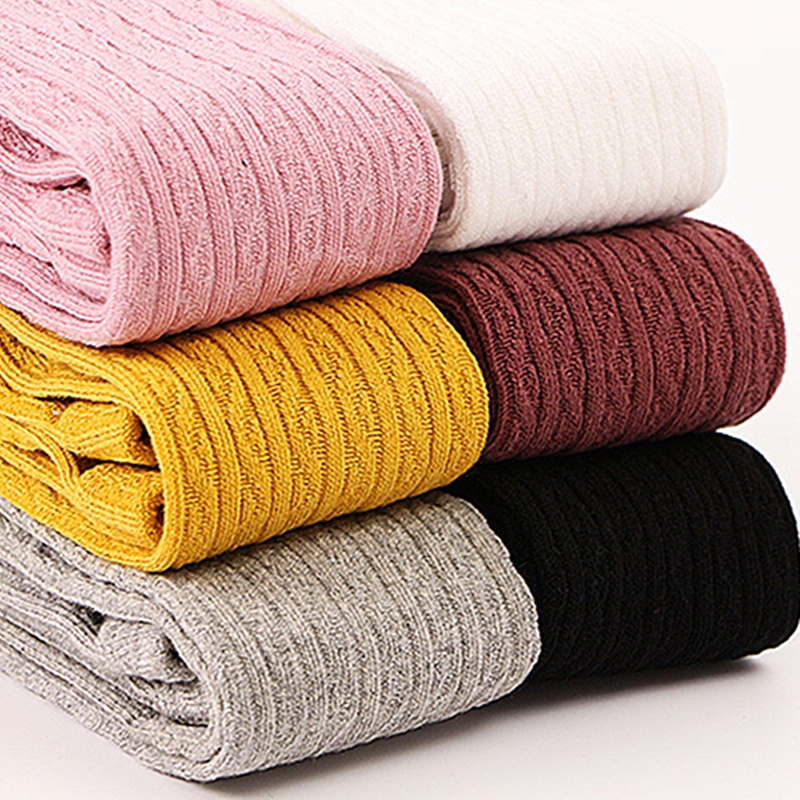 Quần Tất Cotton Giữ Ấm Mùa Đông Cho Bé Gái 0-8 Tuổi