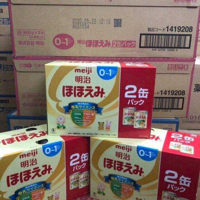 Sữa meiji thanh 0-1 tuổi