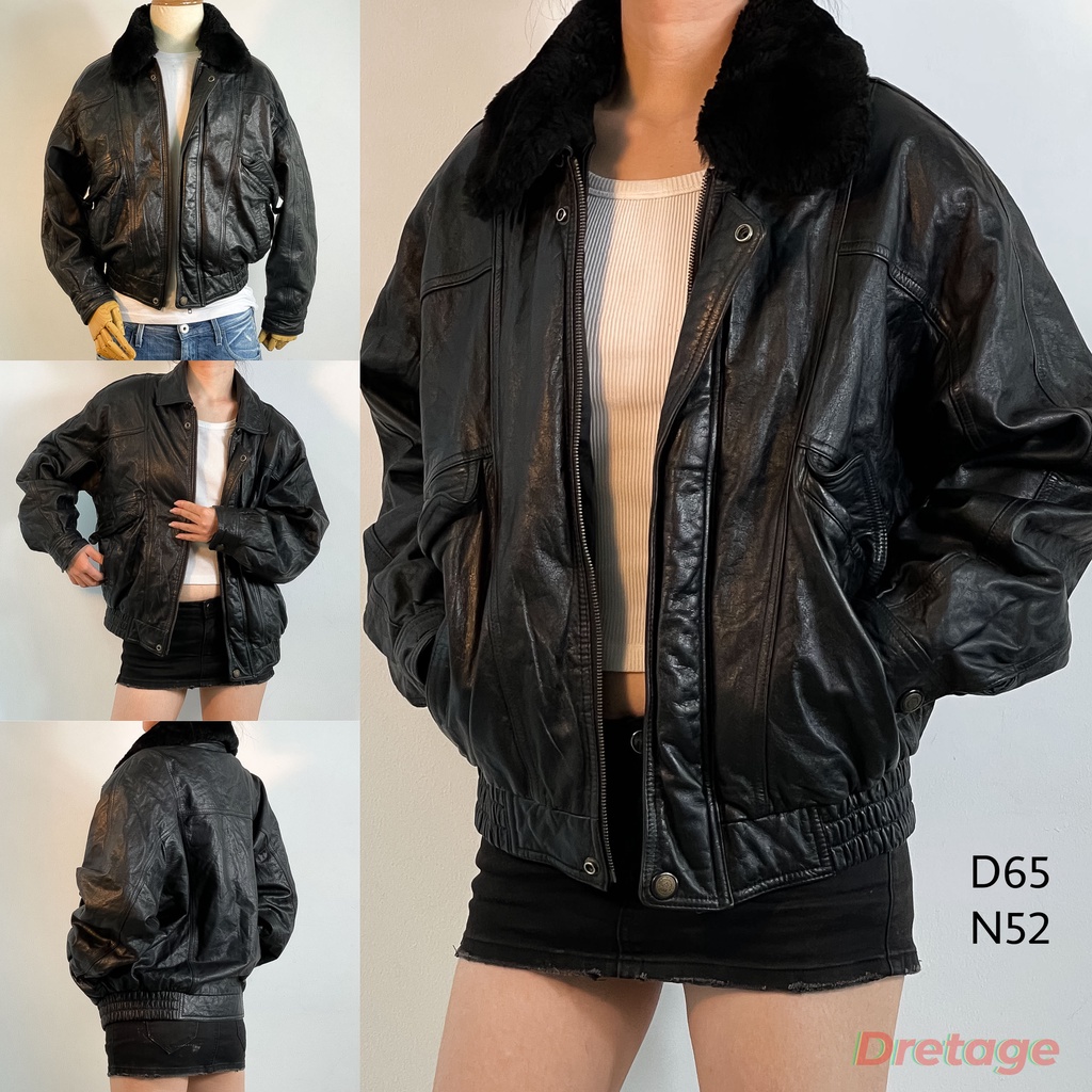 ÁO KHOÁC DA VINTAGE UNISEX 11th