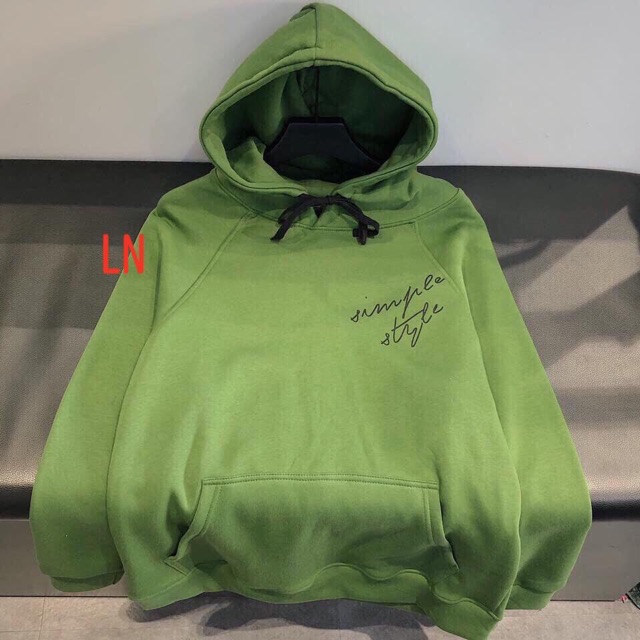 Áo hoodie chữ kí in trước sau LNG1119