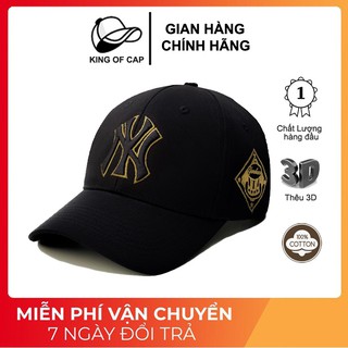 Nón lưỡi trai NY viền vàng Cao cấp full hộp chính hãng.