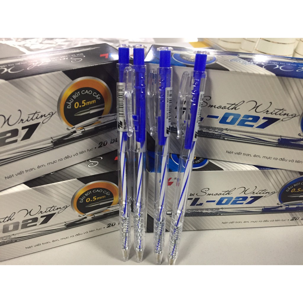 [Hỏa Tốc] Bút Bi Thiên Long TL027 màu xanh, đỏ, đen (Sản phẩm chính hãng Thiên Long)