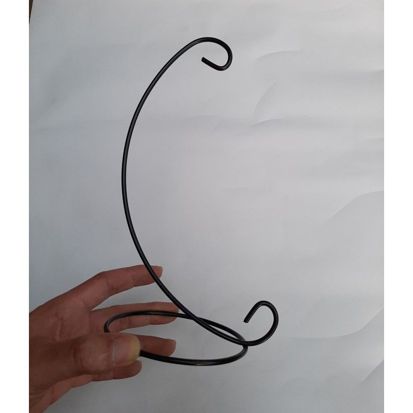 Móc treo hình chữ C, cao 23 cm, móc treo bình thủy tinh đẹp