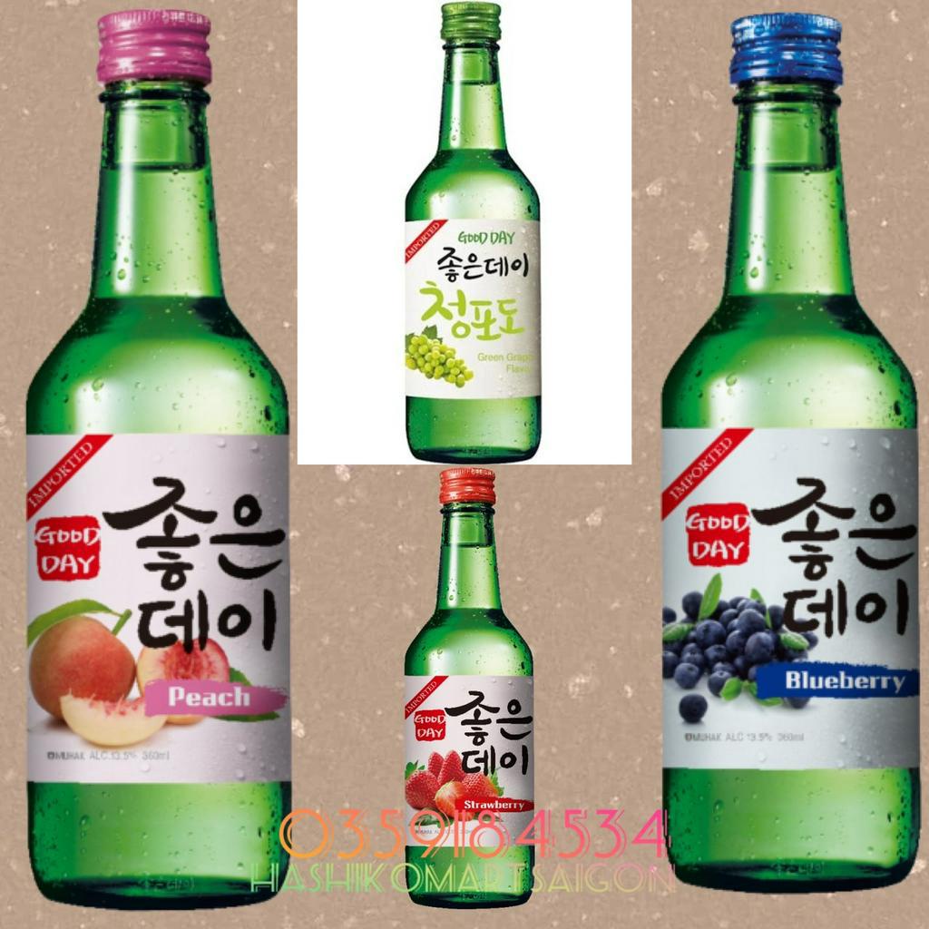 SOJU HÀN QUỐC VỊ TRÁI CÂY 15 VỊ