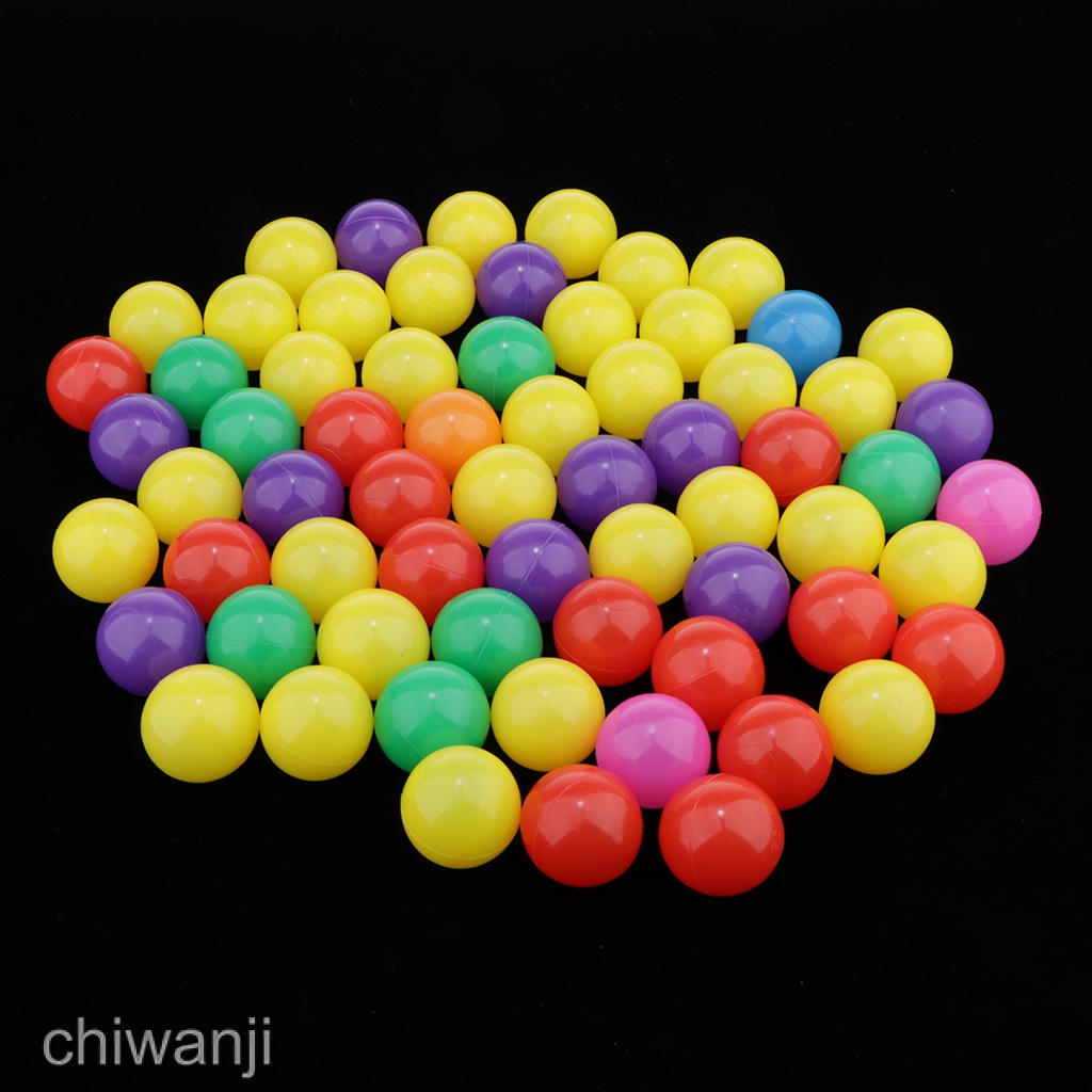 Play Tents Tunnels for Indoor Outdoor XHONG Pit Ball,100 Pcs 4cm Colorful Soft Plastic Swim Pit Toy ball for Baby or Toddler Ball Pit