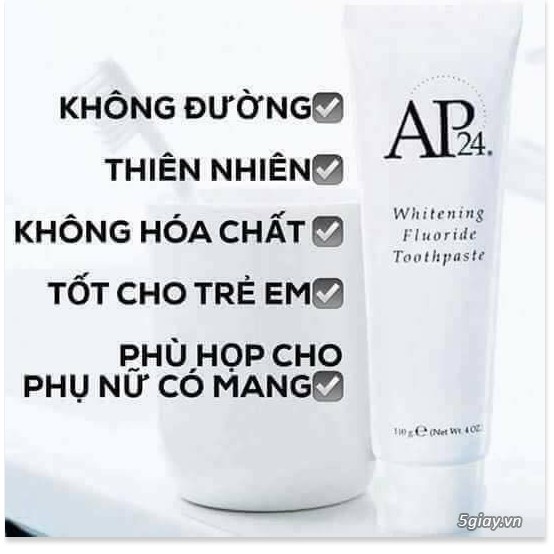 [Mã giảm giá mỹ phẩm chính hãng] Kem đánh răng AP24