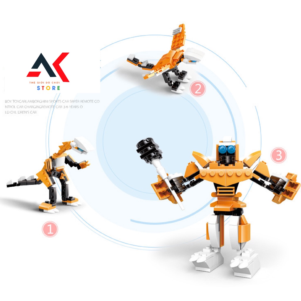 Đồ Chơi Lắp Ráp Mô Hình Robot Kỹ Thuật Cơ Khí Biến Dạng King Kong Qingtian Đồ Chơi Giáo Dục Thông Minh Cho Bé