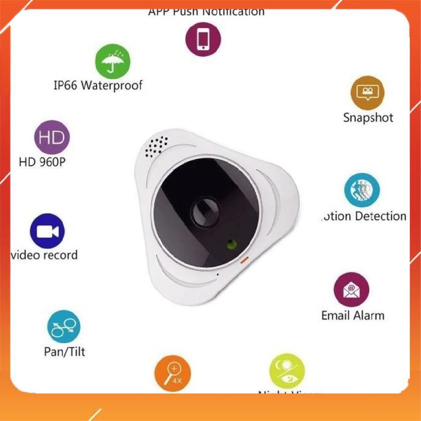 Camera IP VR Yoosee ốp trần 360 độ HD 960P