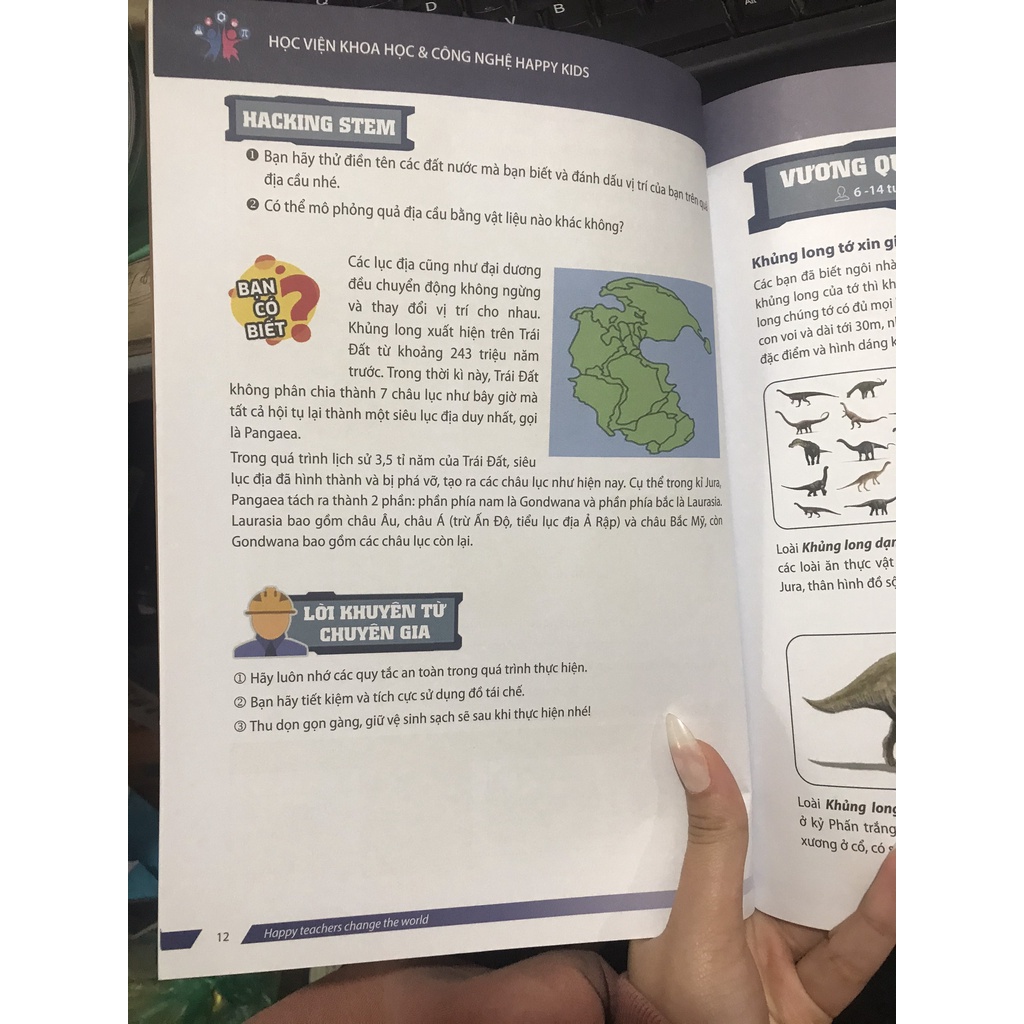 Sách - Steam for kids : Câu chuyện khủng long ( 6-14 tuổi )