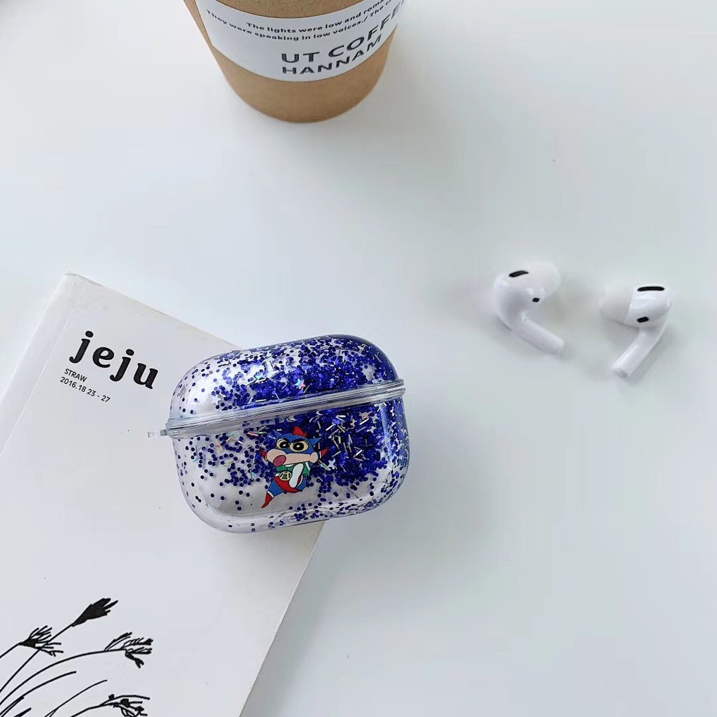 Vỏ Tpu Mềm Hình Cậu Bé Bút Chì Shin Cho Vỏ Bảo Vệ Hộp Sạc Tai Nghe Airpods 1 / 2