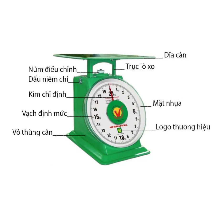 (Giá sốc) Cân nhơn hòa 10kg, 15kg, 20kg