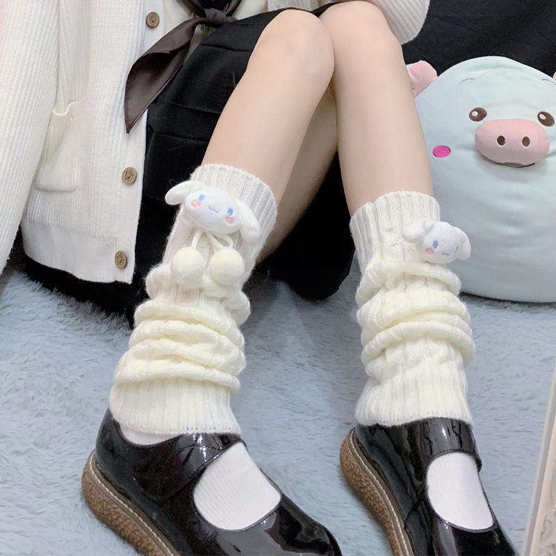 Vớ Len Ống Vừa Giữ Nhiệt Phong Cách Lolita Nhật Bản Cho Nữ Sinh