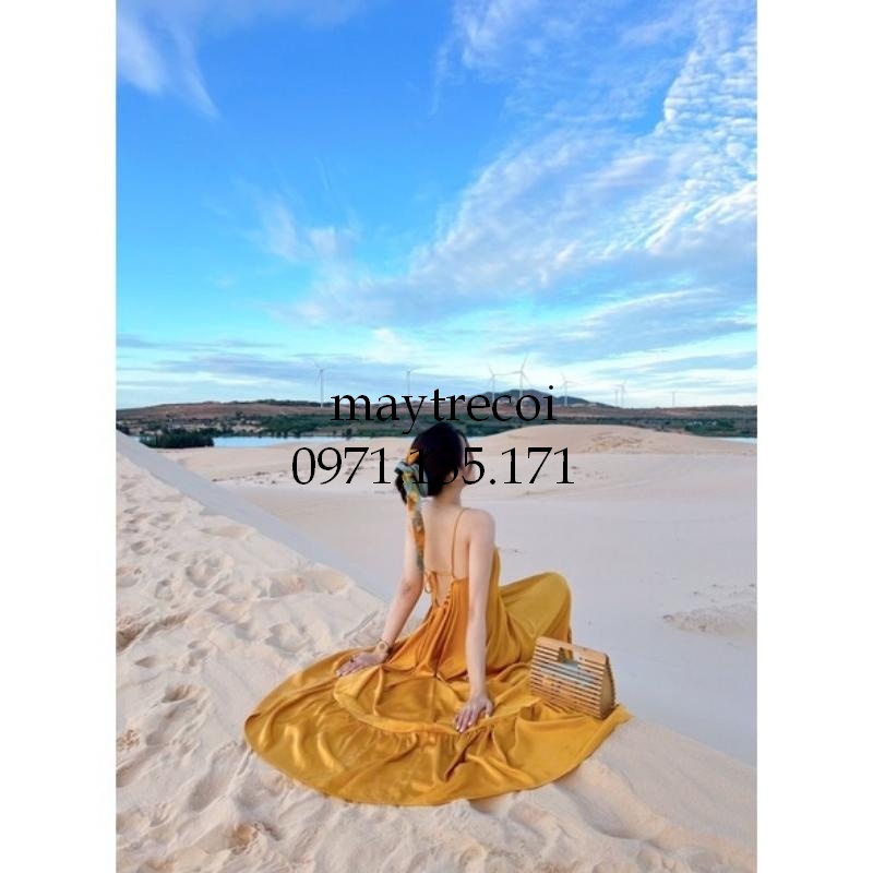 Túi nan tre dáng bầu || Túi tre đi biển, chụp hình vintage