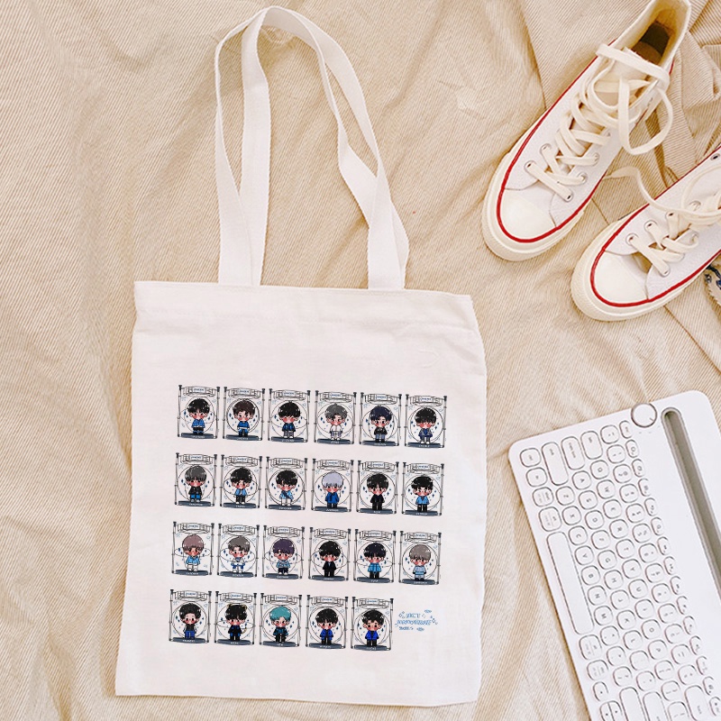 Nct - Album thứ 3 Universe / NCT2021 Túi Tote vải đẹp Túi vũ trụ NCT 2021 NCT Người hâm mộ