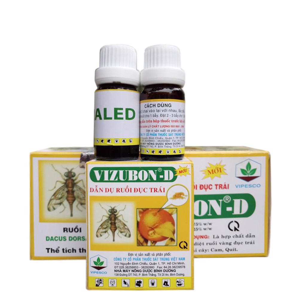 Vizubon- Chế phẩm dẫn dụ diệt ruồi đục trái Vizubon