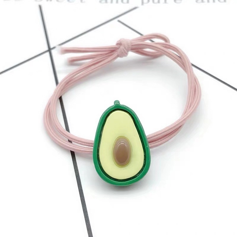 Dây buộc tóc hình quả bơ dễ thương