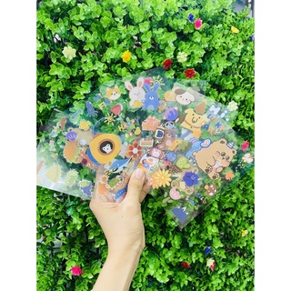 Set 6 tấm sticker hoạt hình