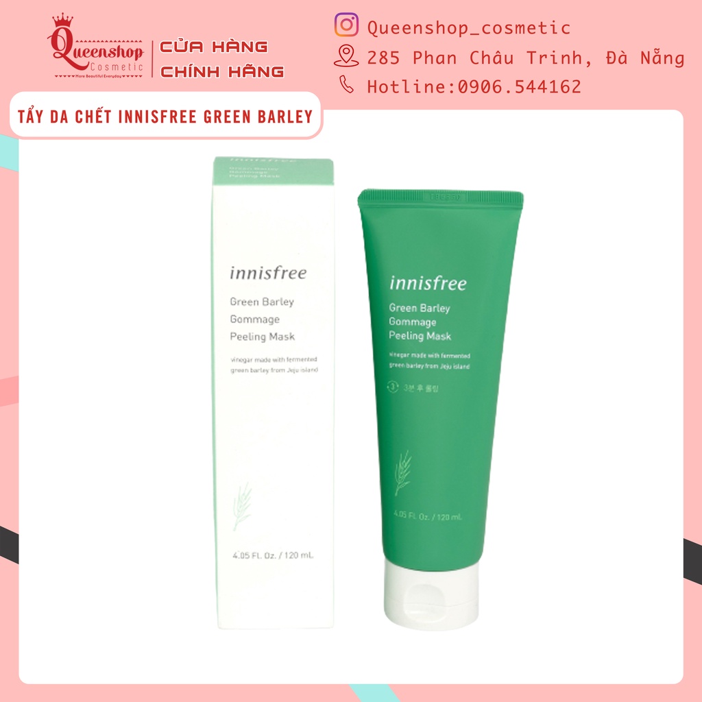 Tẩy Tế Bào Chết - Tẩy Da Chết Chiết Xuất Lúa Mạch Innisfree Green Barley Gommage Peeling Mask 120ml