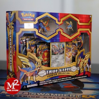 Hộp thẻ bài Sword Shield Darkness Ablaze True Steel Premium Collection - Zacian