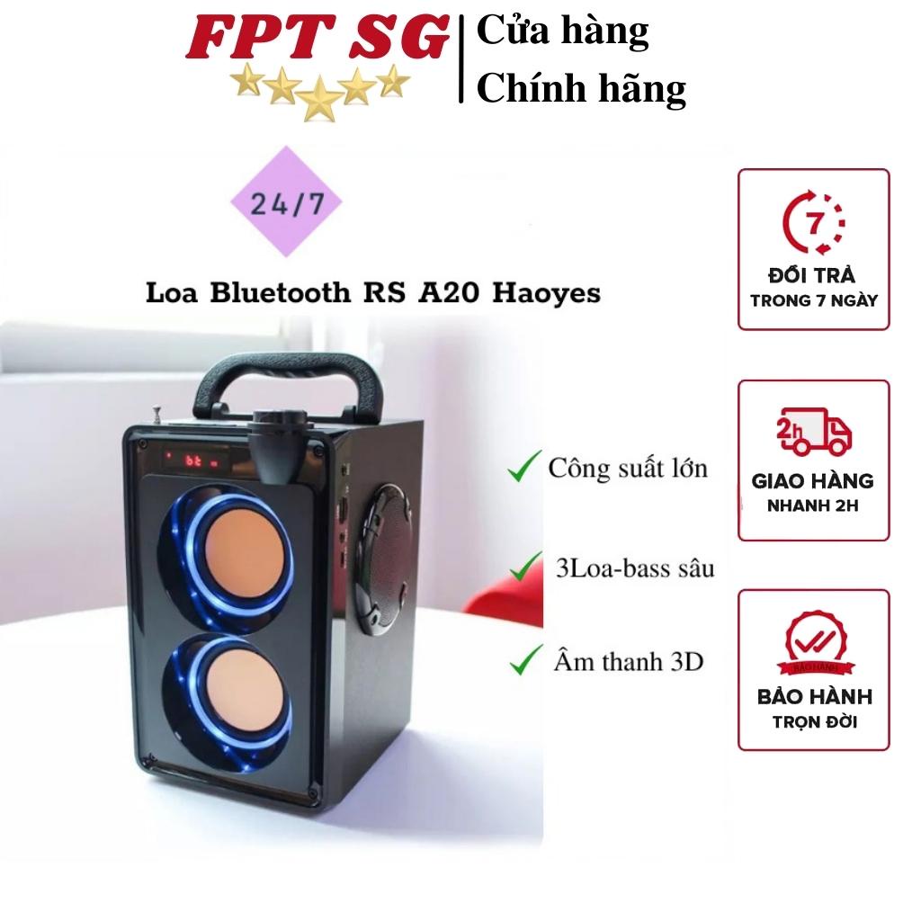 Loa Bluetooth, Loa karaoke mini Công Suất Lớn A20 bán chạy nhất năm kết nối lên đến 10 mét, Có điều khiển từ xa-1 ĐỔI 1