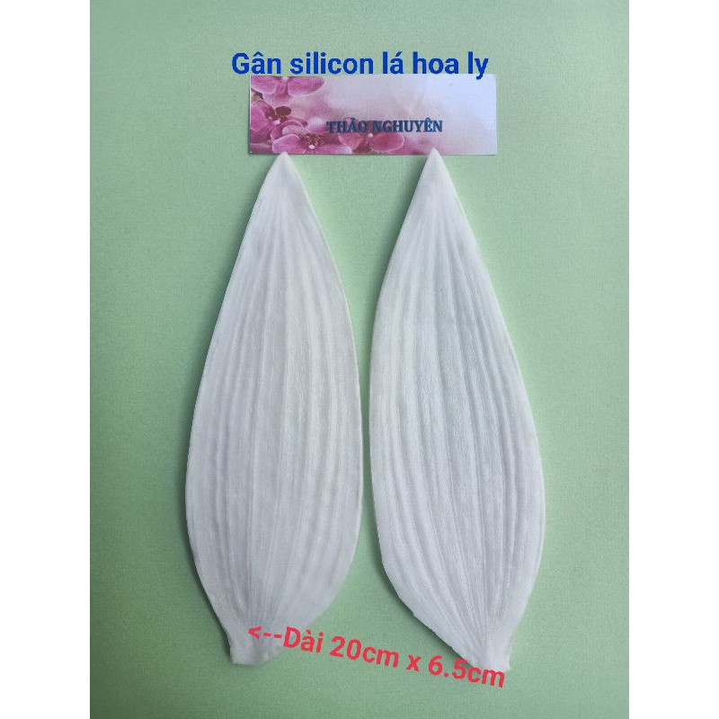 Gân silicone lá hoa ly lớn