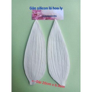 Gân silicone lá hoa ly lớn