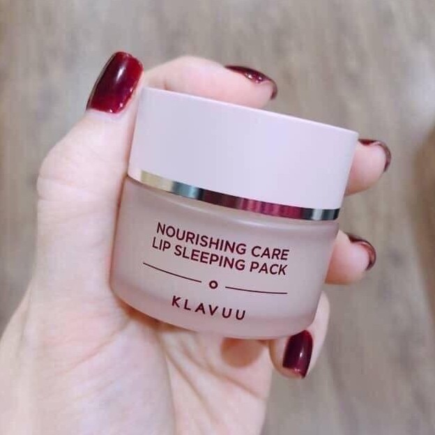 Mặt Nạ Ngủ Dưỡng Môi Klavuu Nourishing Care Lip Sleeping Mask - Dưỡng Ẩm, Tẩy Tế Bào Chết Môi