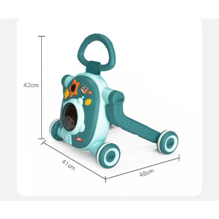 Xe Tập Đi, Chòi chân, xe trượt Đa Năng Phát Nhạc 3in1 Chim Cánh Cụt / phi hành gia