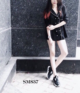 [Hot Trend] Áo Sơ Mi Cổ Vest (3 màu hồng,trắng,đen)