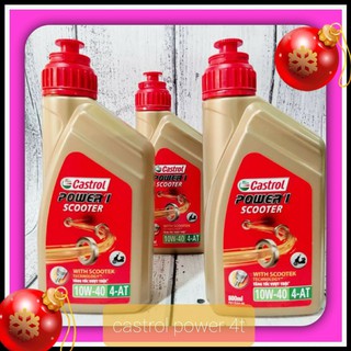 NHỚT CASTROL POWER1 4T TAY GA " TĂNG TỐC VƯỢT TRỘI KHI VỪA NHÍT NHẸ TAY GA"