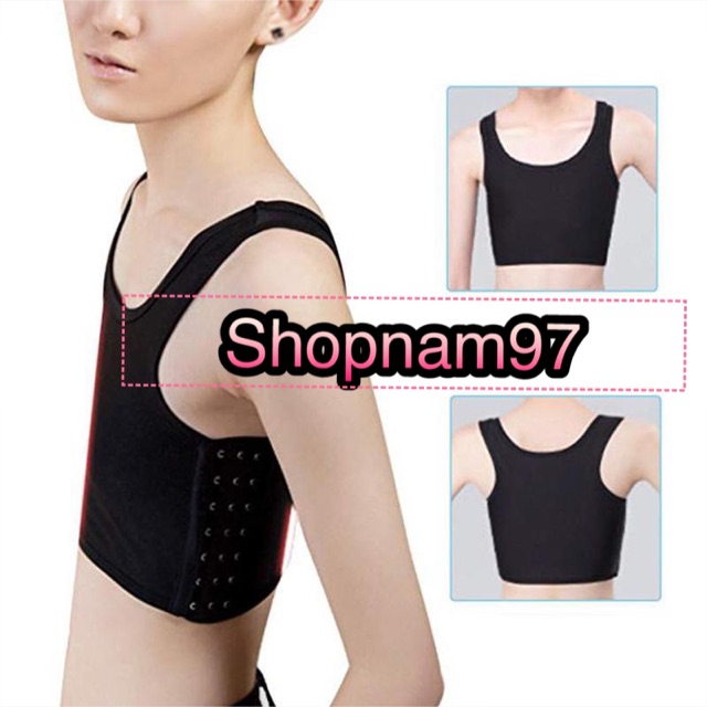 Big size áo nịt tomboy có kèm bản nịt bó trước ngực