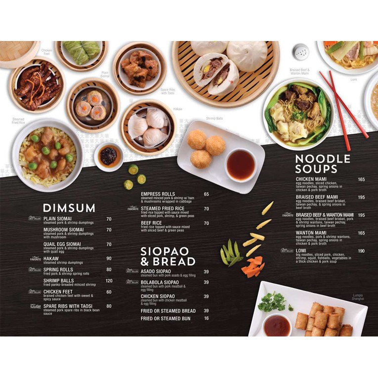 Combo in 7 tờ menu A4 ép plastic + thiết kế