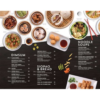 Combo in 7 tờ menu A4 ép plastic + thiết kế