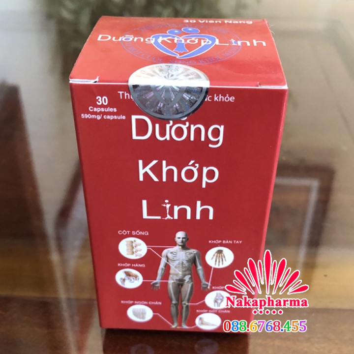 Dưỡng Khớp Linh Plus Kingpharm – Cho người đau cột sống, vai gáy, đau thần kinh tọa, giúp lưu thông khí huyết